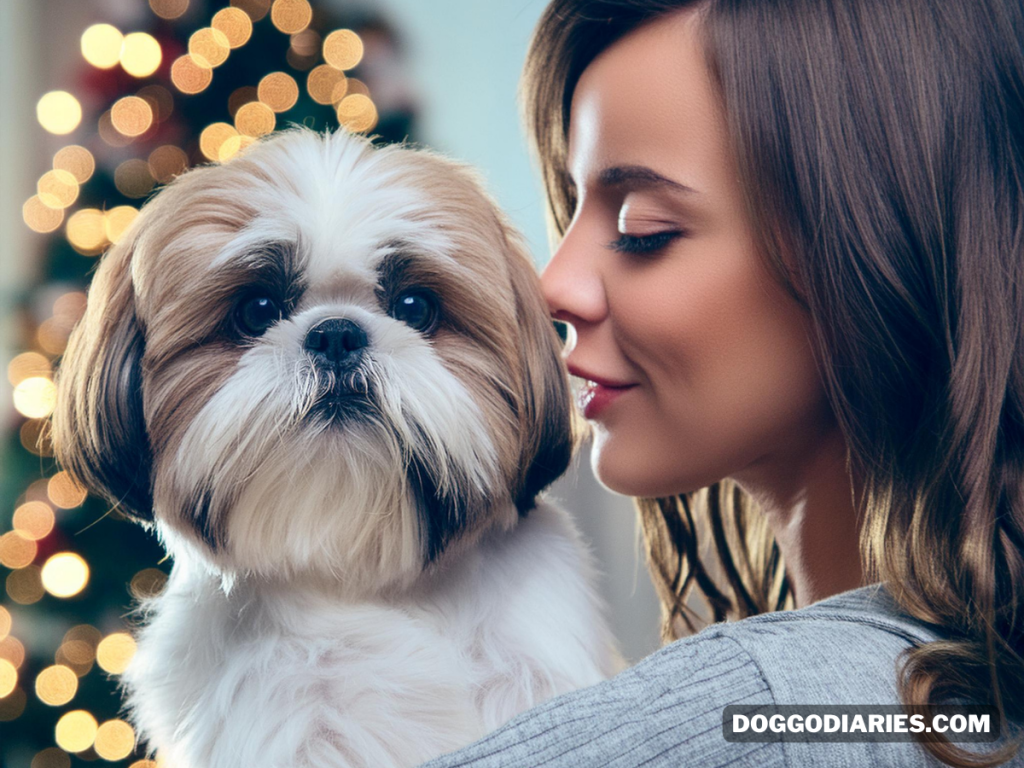 Shih Tzu Love Bonding with Owner